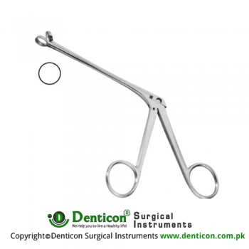 Hartmann Nasal Cutting Forcep (Conchotome) Fig. 1 Stainless Steel, 12 cm - 4 3/4" Diameter 5.0 mm Ø